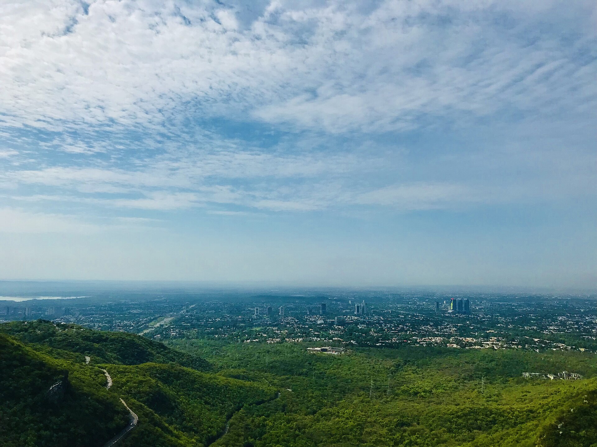 Islamabad from the Margalla Hills