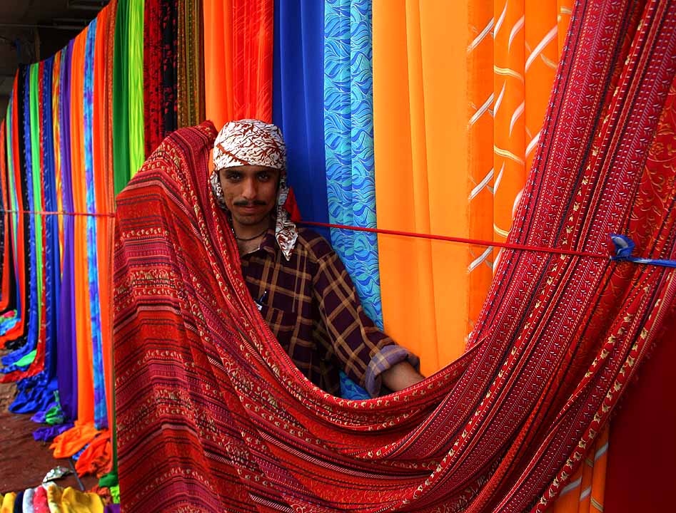 A busy market in Karachi, Pakistan